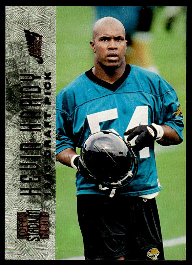 1996 Stadium Club Football Card Kevin Hardy B Jacksonville Jaguars #153