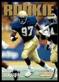 1992 SkyBox Football Card Tracy Scroggins Rookie Detroit Lions #343