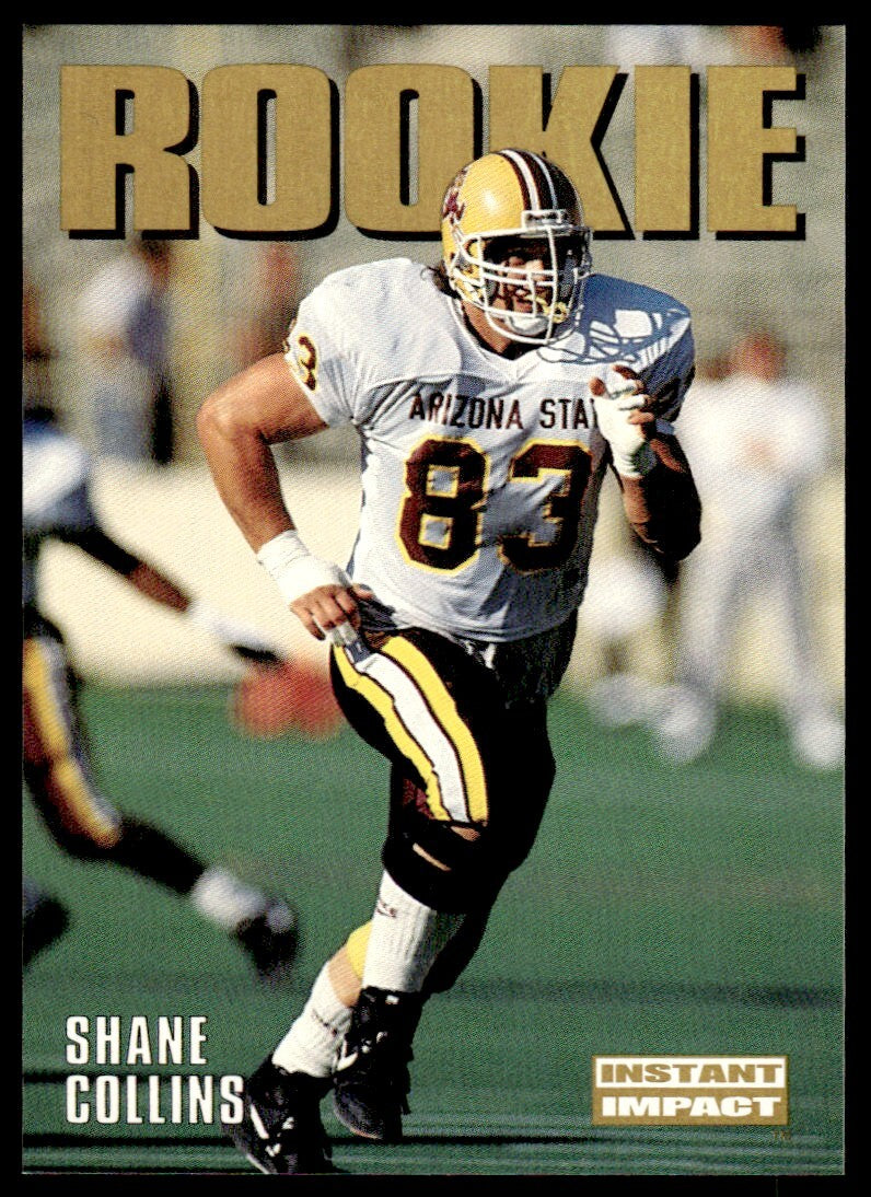 1992 SkyBox Football Card Shane Collins Rookie Washington Redskins #339