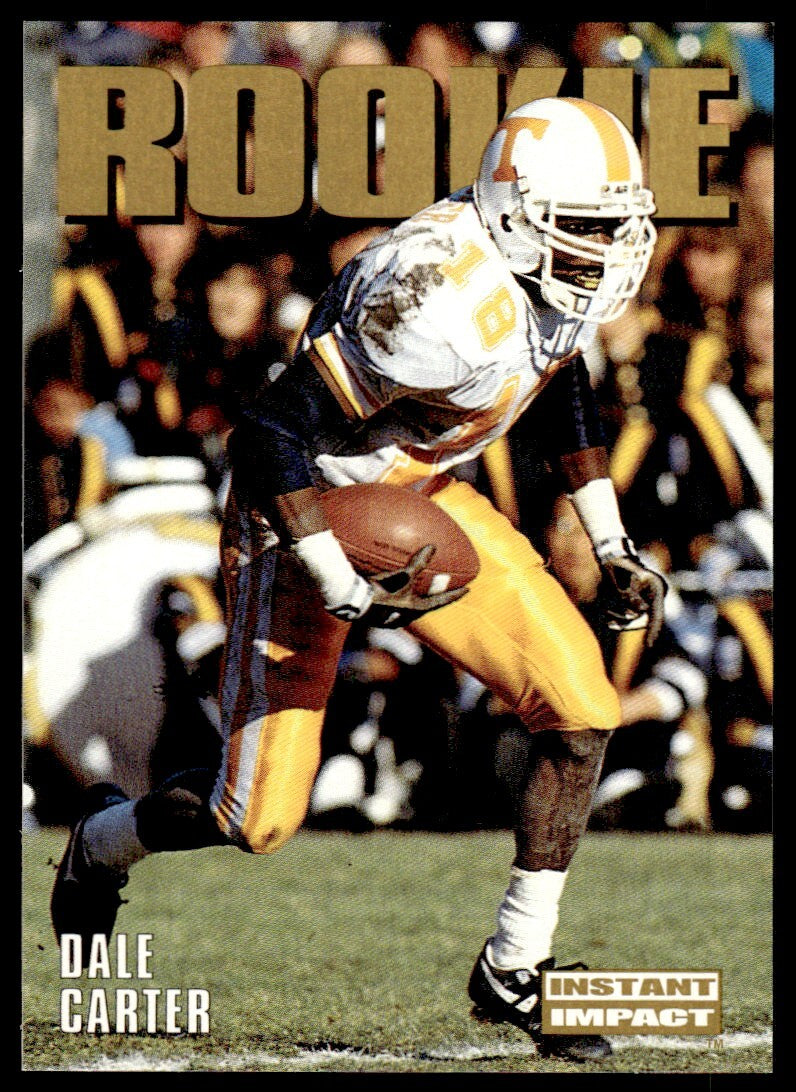 1992 SkyBox Football Card Dale Carter Rookie D Kansas City Chiefs #324