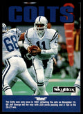 1992 SkyBox Football Card Jeff George Indianapolis Colts #287