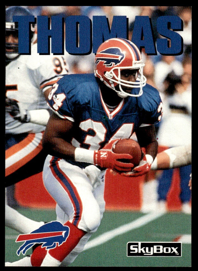 1992 SkyBox Football Card Thurman Thomas E Buffalo Bills #225