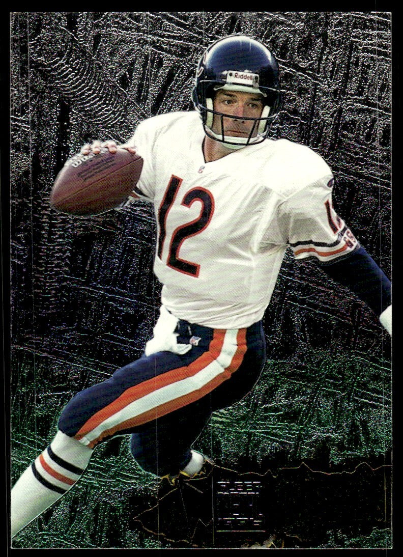 1996 Fleer Metal Football Card Erik Kramer Chicago Bears #23