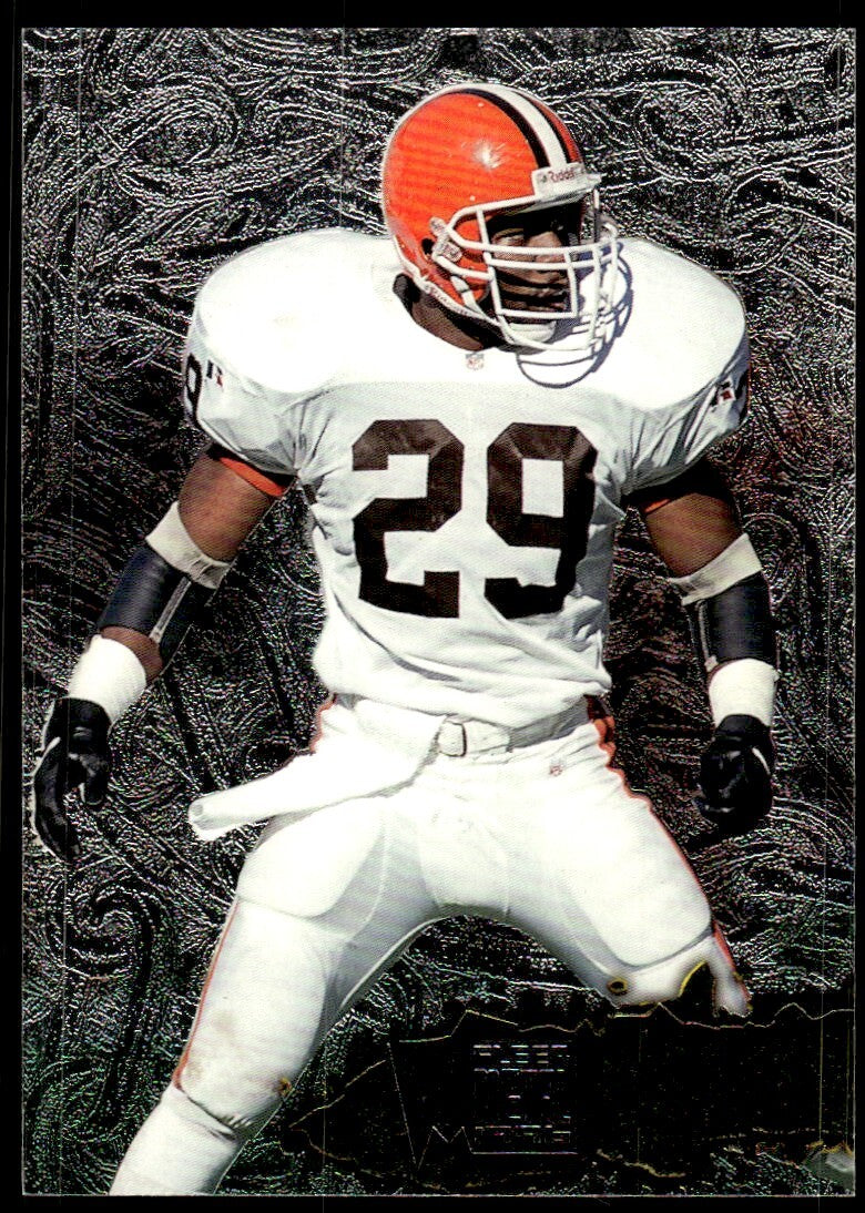 1996 Fleer Metal Football Card Eric Turner Baltimore Ravens #12