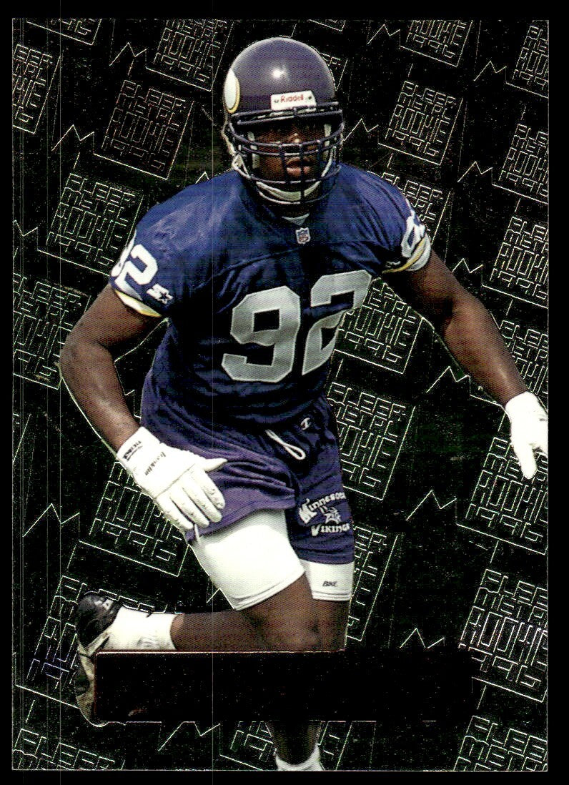 1996 Fleer Metal Football Card Duane Clemons A Minnesota Vikings #126