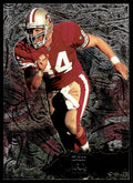 1996 Fleer Metal Football Card Brent Jones San Francisco 49ers #108