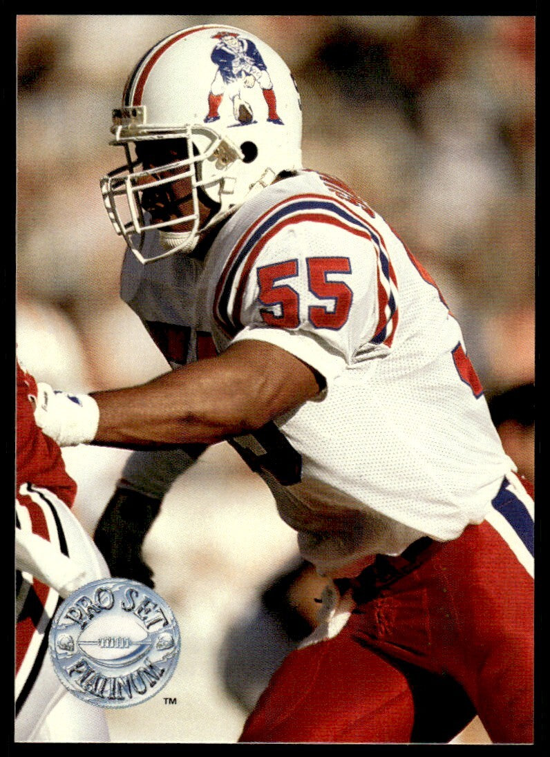 1991 Pro Set Platinum Football Card Chris Singleton New England Patriots #232