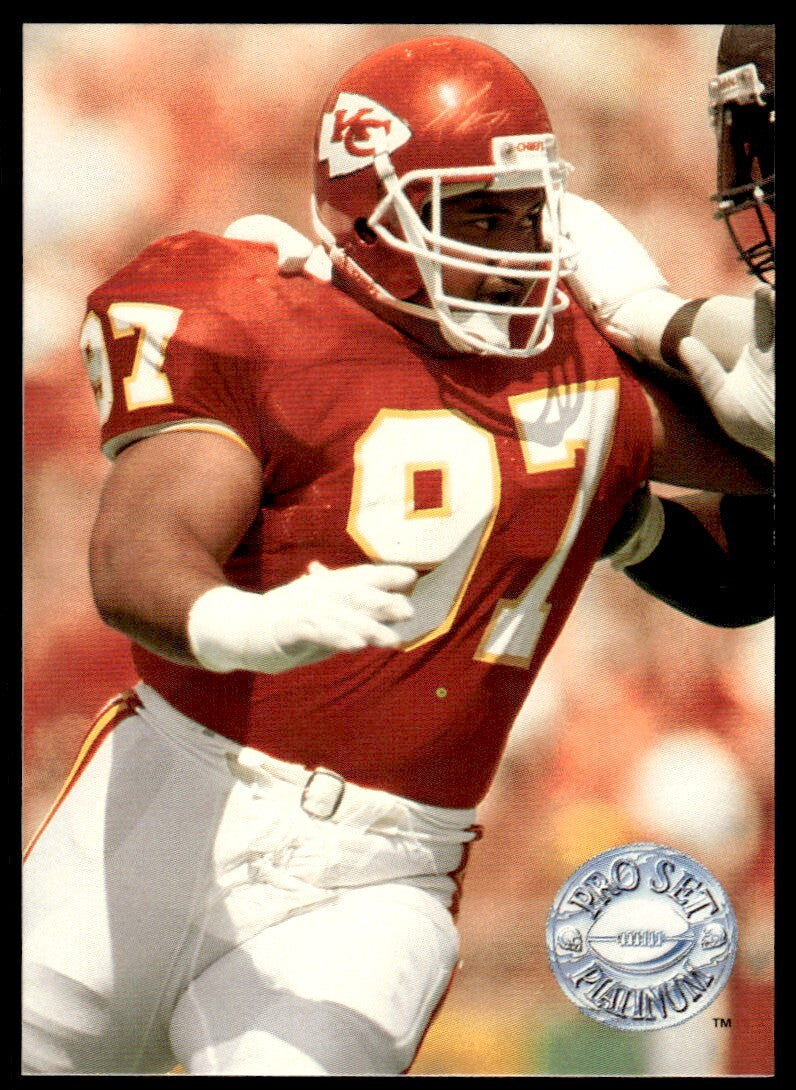 1991 Pro Set Platinum Football Card Dan Saleaumua Kansas City Chiefs #207
