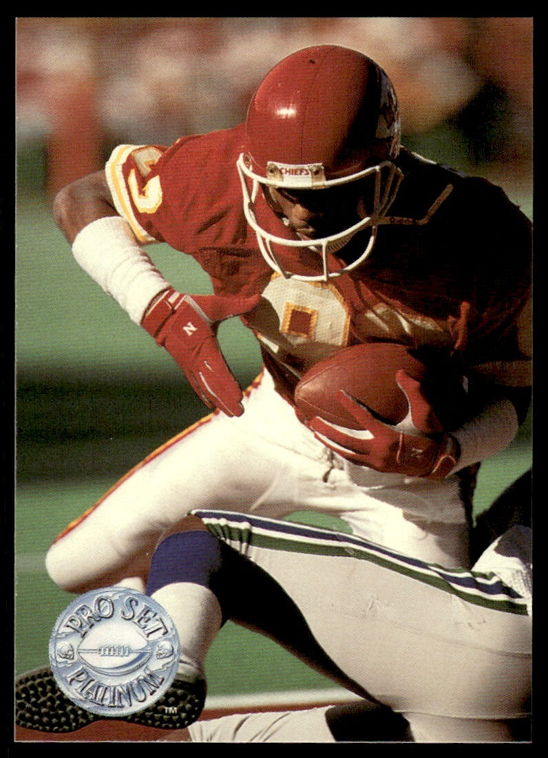 1991 Pro Set Platinum Football Card Stephone Paige Kansas City Chiefs #205