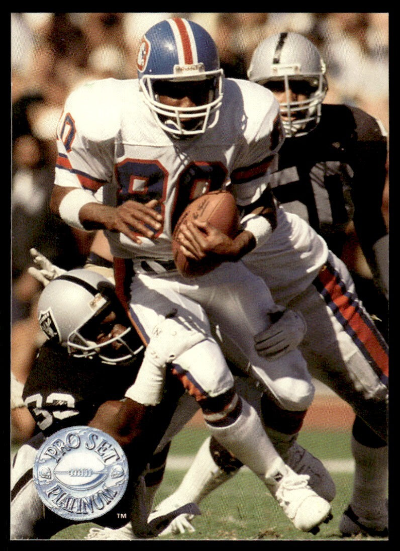 1991 Pro Set Platinum Football Card Mark Jackson Denver Broncos #181