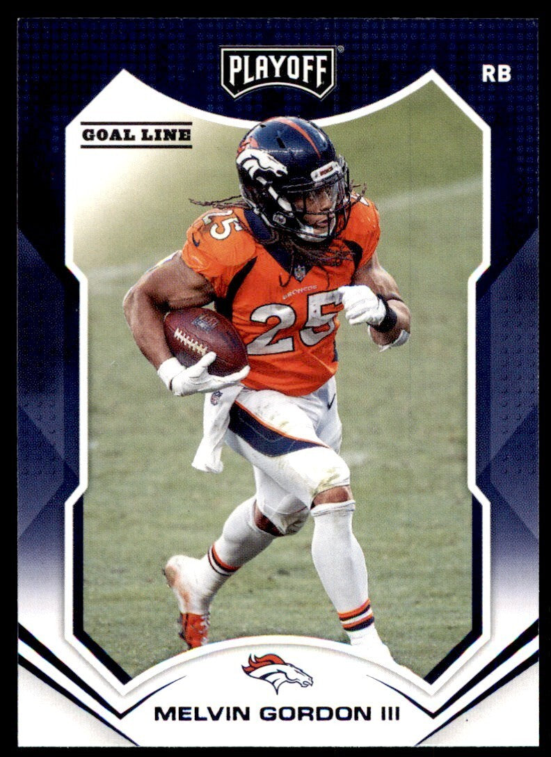 2021 PANINI PLAYOFF MELVIN GORDON III DENVER BRONCOS #78