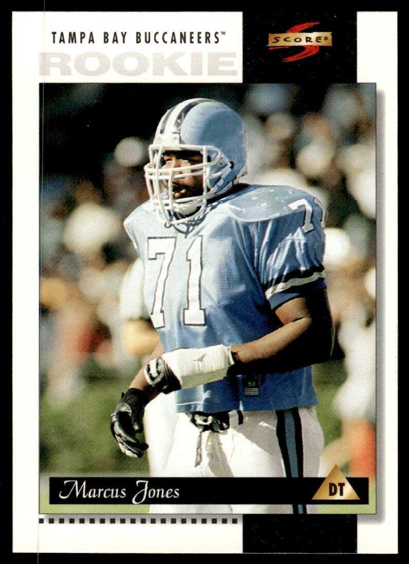 1996 Score Football Card Marcus Jones Rookie Tampa Bay Buccaneers #242