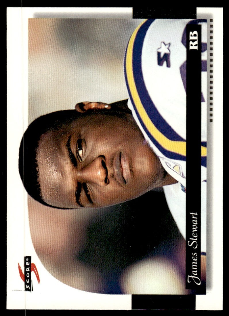 1996 Score Football Card James Stewart Minnesota Vikings #129
