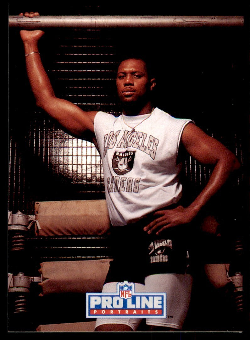 1992 PRO LINE ETHAN HORTON LOS ANGELES RAIDERS #342