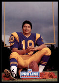 1992 PRO LINE TONY ZENDEJAS LOS ANGELES RAMS #397