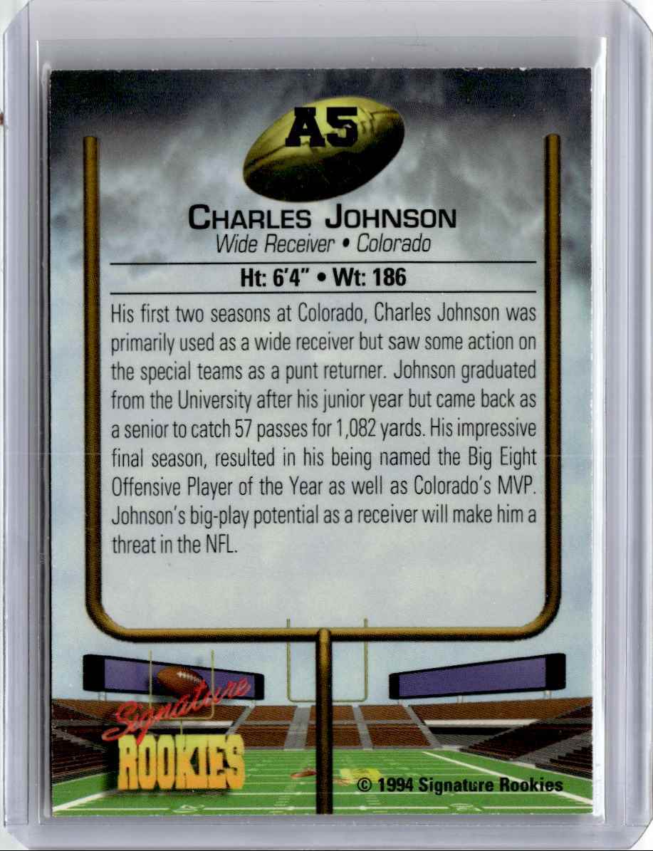 1994 Signature Rookies Charles Johnson /15000 #A5