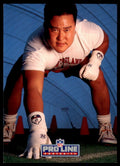 1992 PRO LINE EUGENE CHUNG NEW ENGLAND PATRIOTS #457