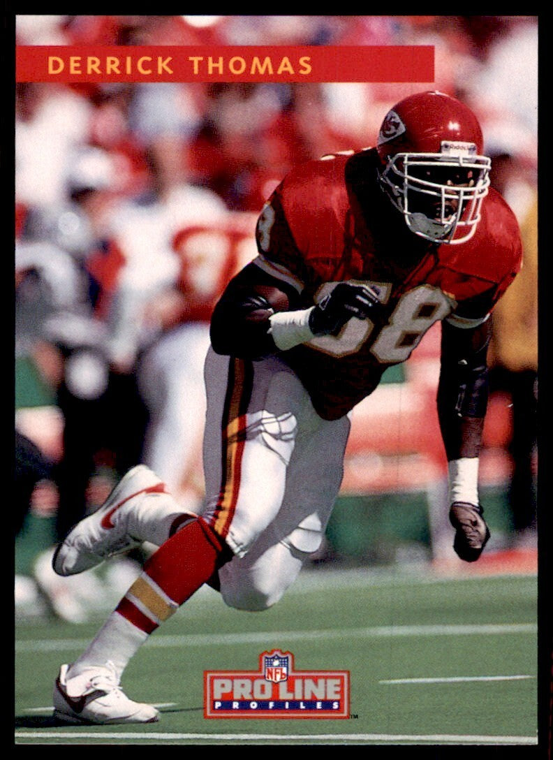 1992 PRO LINE DERRICK THOMAS KANSAS CITY CHIEFS #361