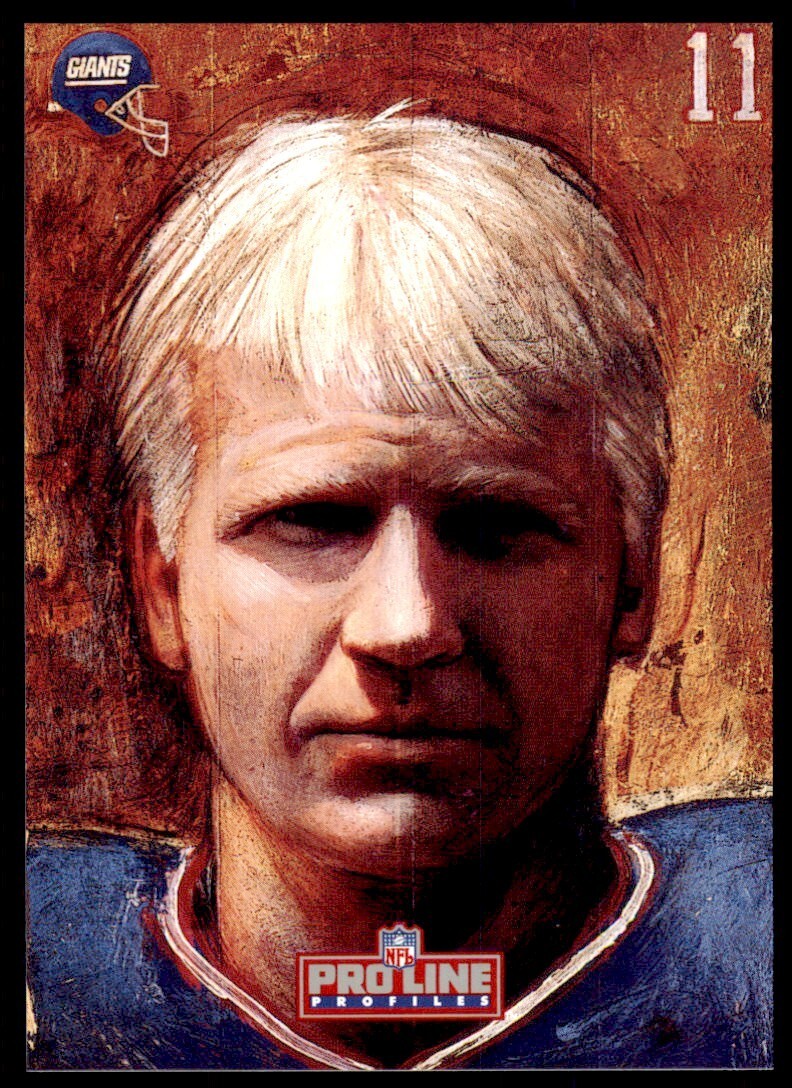 1992 PRO LINE PHIL SIMMS NEW YORK GIANTS #347