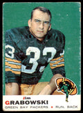 1969 TOPPS. JIM GRABOWSKI GREEN BAY PACKERS #124