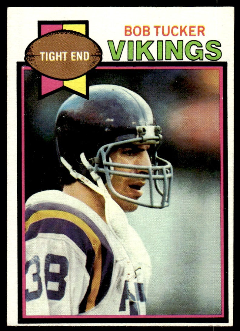 1979 Topps Football Card Bob Tucker Minnesota Vikings #518