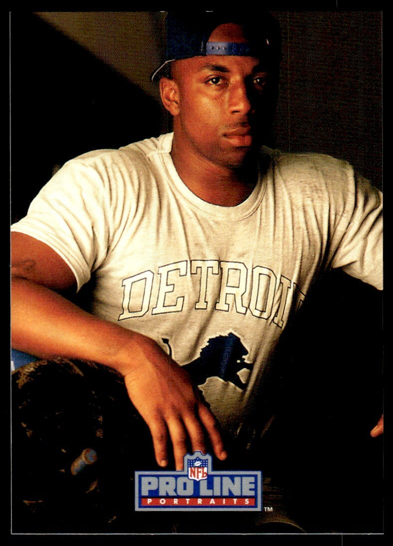 1992 Pro Line Football Card Tracy Scroggins Rookie Detroit Lions #355