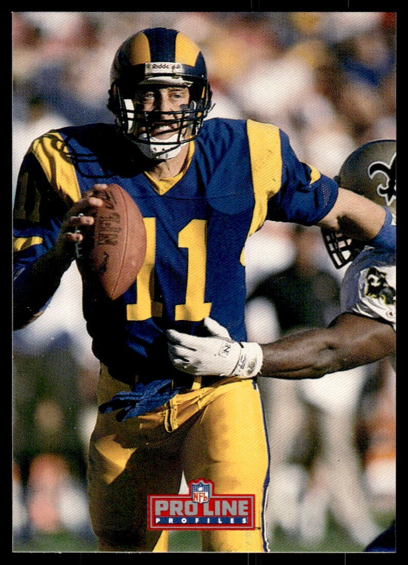 1992 Pro Line Football Card Jim Everett Los Angeles Raiders #249