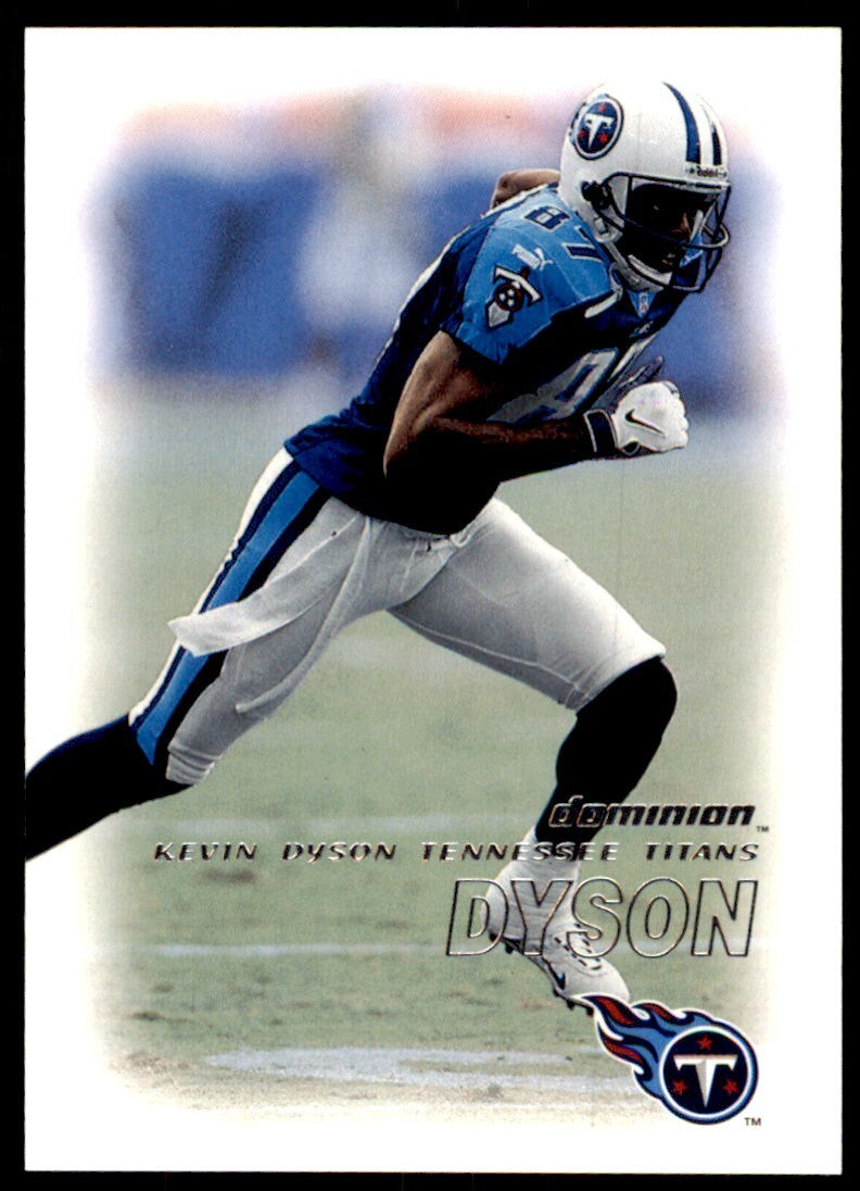 2000 FLEER DOMINION KEVIN DYSON TENNESSEE TITANS #107