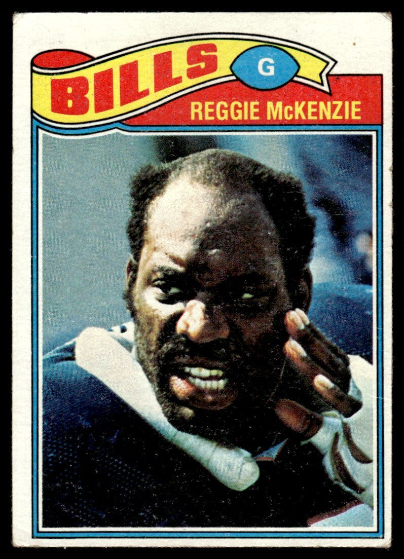 1977 Topps Football Card Reggie Mckenzie Buffalo Bills #48
