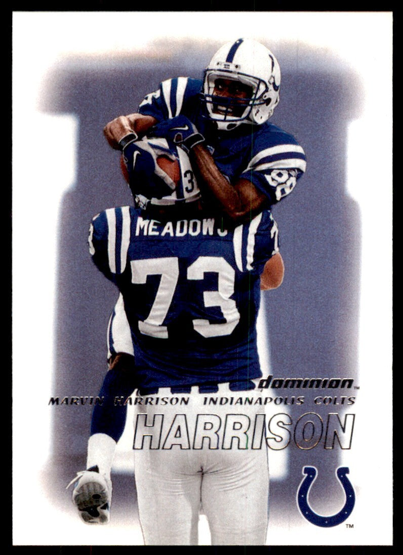 2000 FLEER DOMINION MARVIN HARRISON INDIANAPOLIS COLTS #9