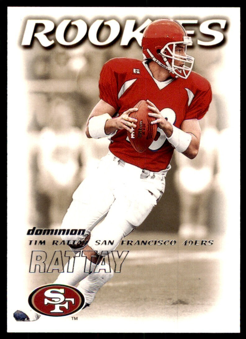 2000 FLEER DOMINION TIM RATTAY SAN FRANCISCO 49ERS #228