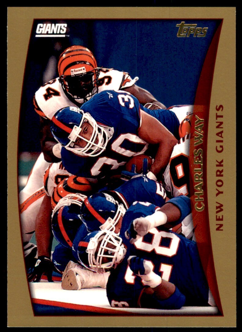 1998 TOPPS CHARLES WAY NEW YORK GIANTS #117