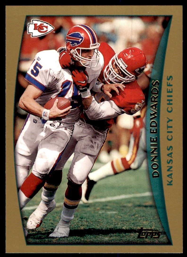 1998 TOPPS DONNIE EDWARDS KANSAS CITY CHIEFS #27