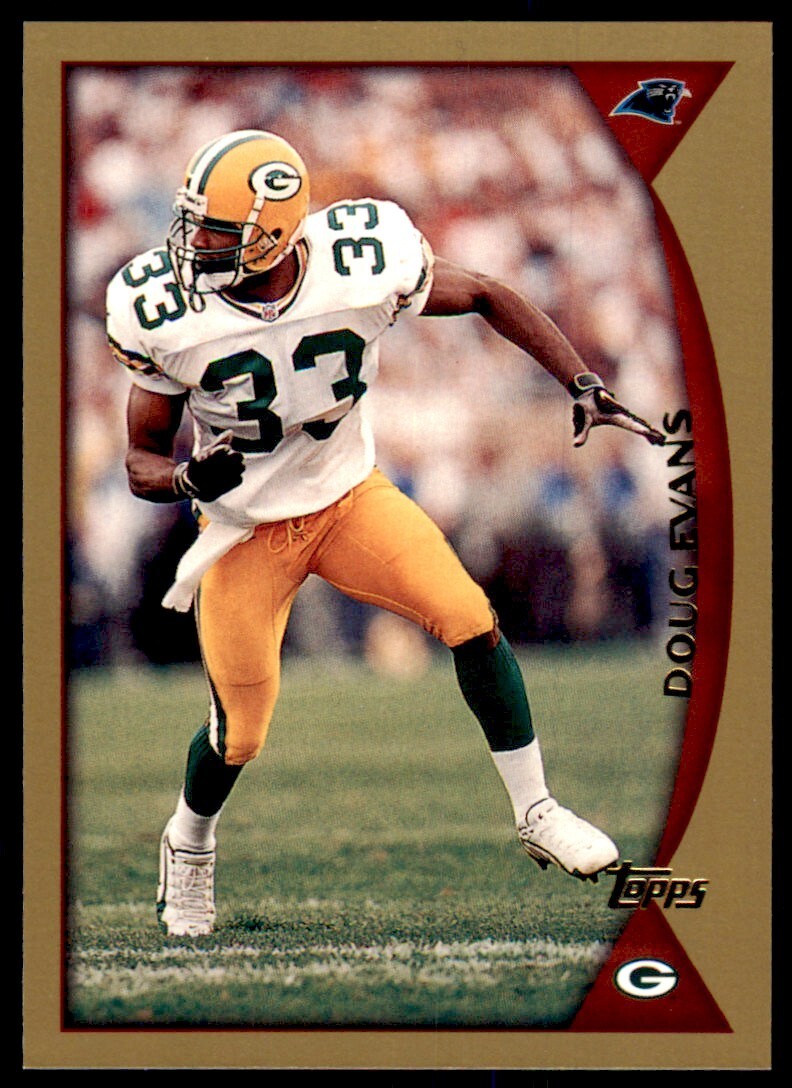 1998 TOPPS DOUG EVANS CAROLINA PANTHERS #61