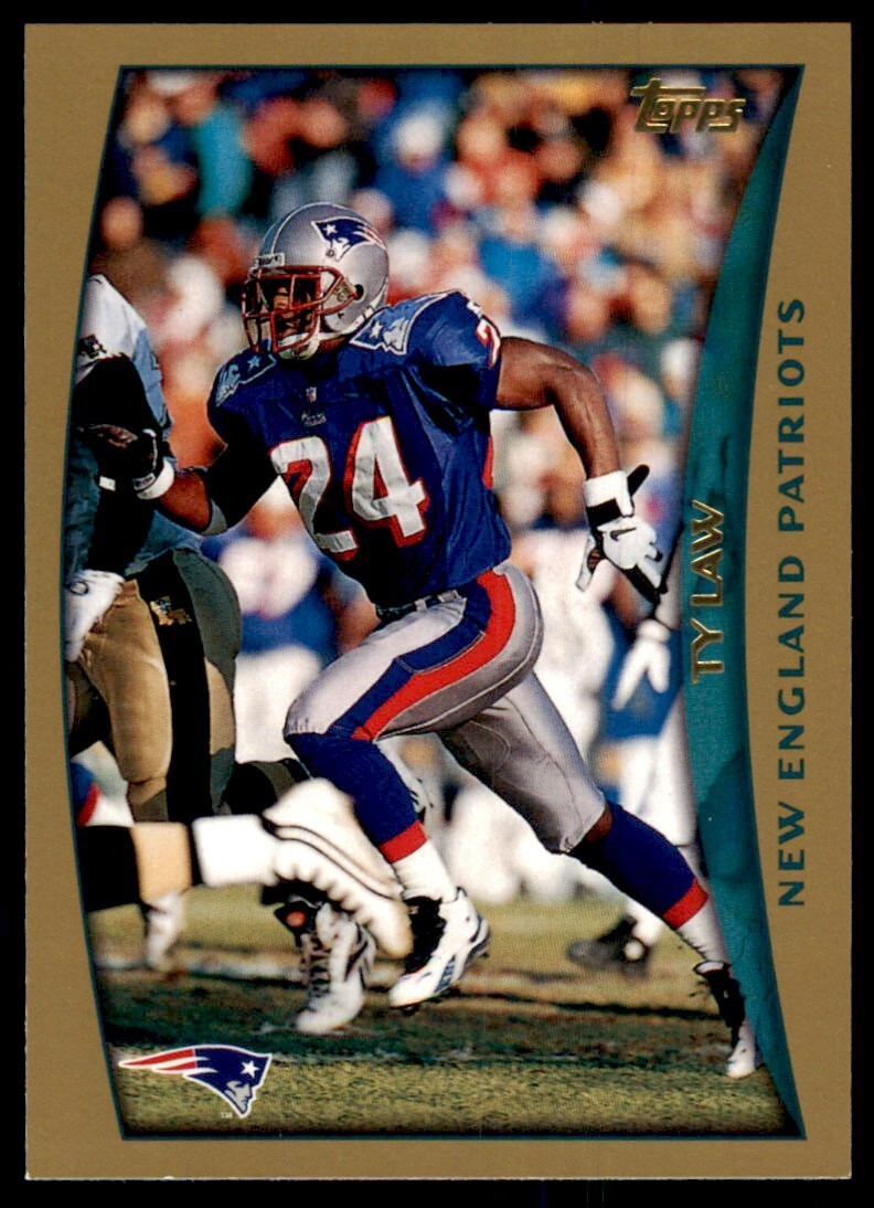 1998 TOPPS TY LAW NEW ENGLAND PATRIOTS #96