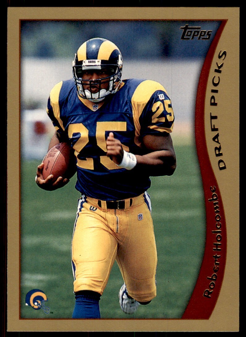 1998 TOPPS ROBERT HOLCOMBE ST. LOUIS RAMS #348