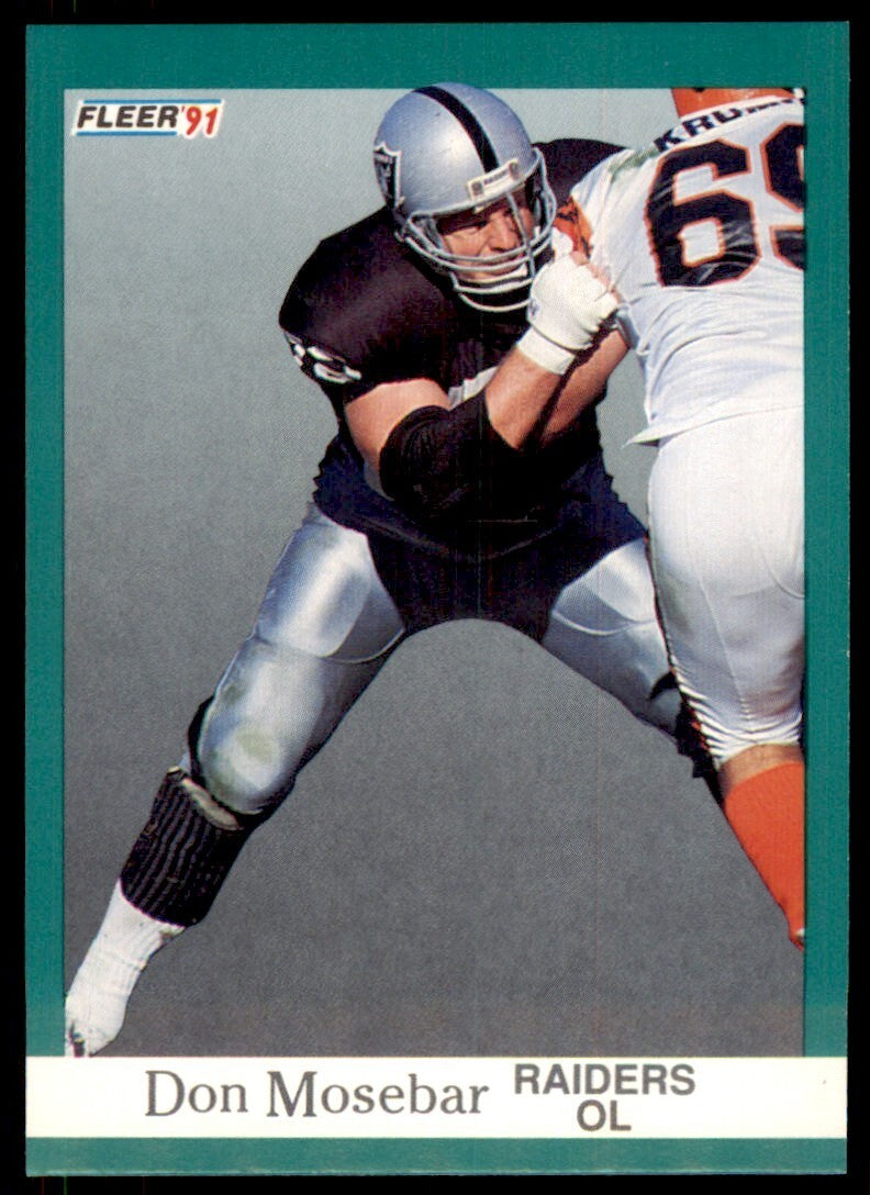1991 FLEER DON MOSEBAR LOS ANGELES RAIDERS #112