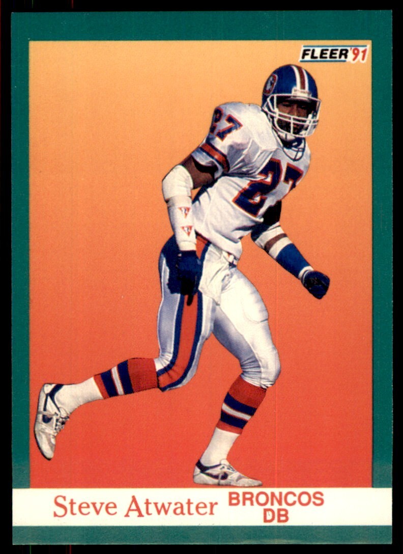 1991 FLEER STEVE ATWATER DENVER BRONCOS #43
