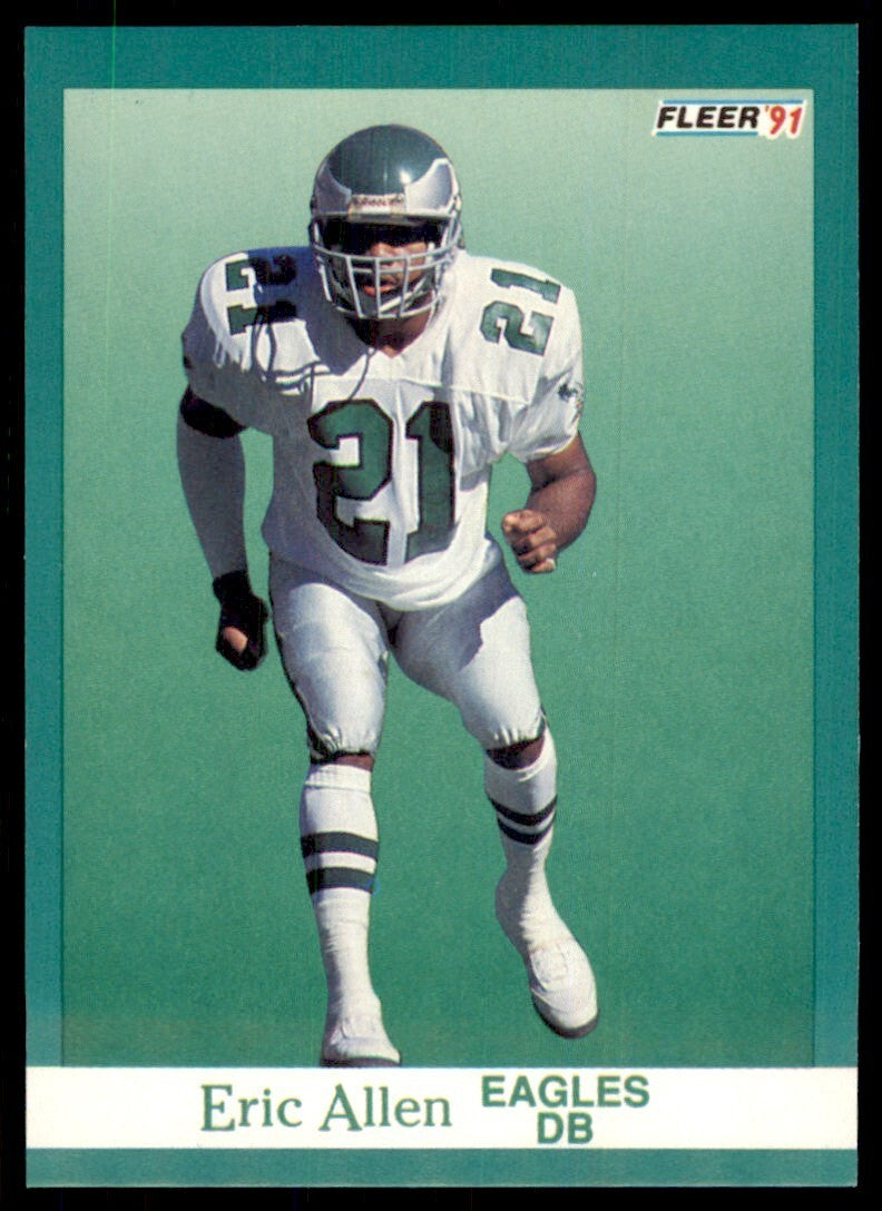 1991 FLEER ERIC ALLEN PHILADELPHIA EAGLES #322