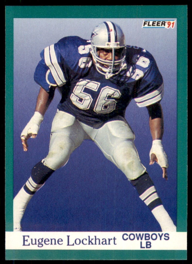 1991 FLEER EUGENE LOCKHART DALLAS COWBOYS #233