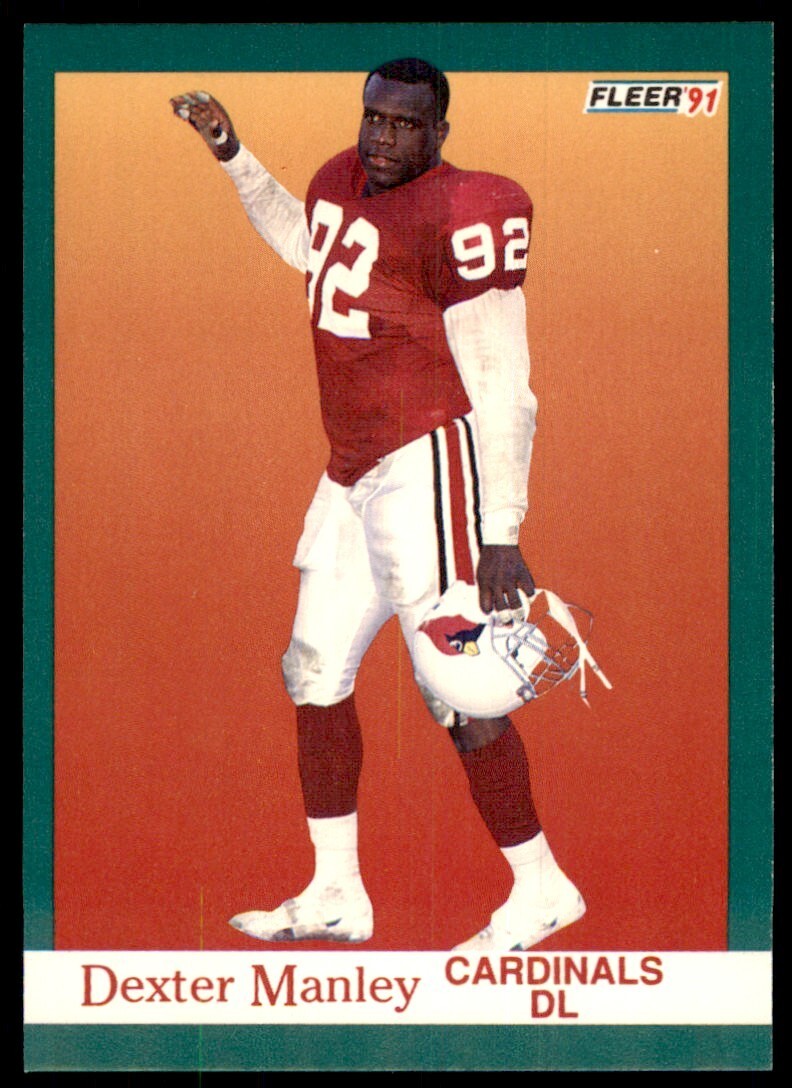1991 FLEER DEXTER MANLEY PHOENIX CARDINALS #343