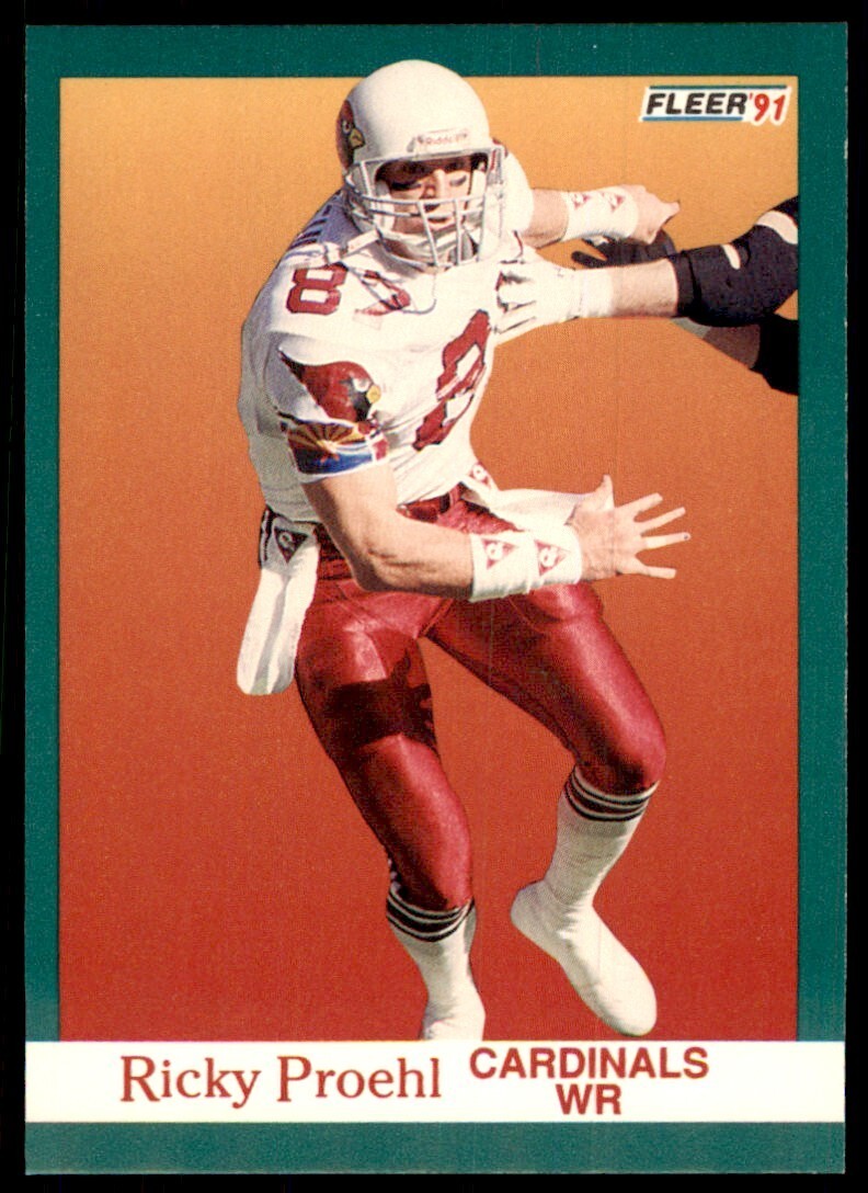 1991 FLEER RICKY PROEHL PHOENIX CARDINALS #345