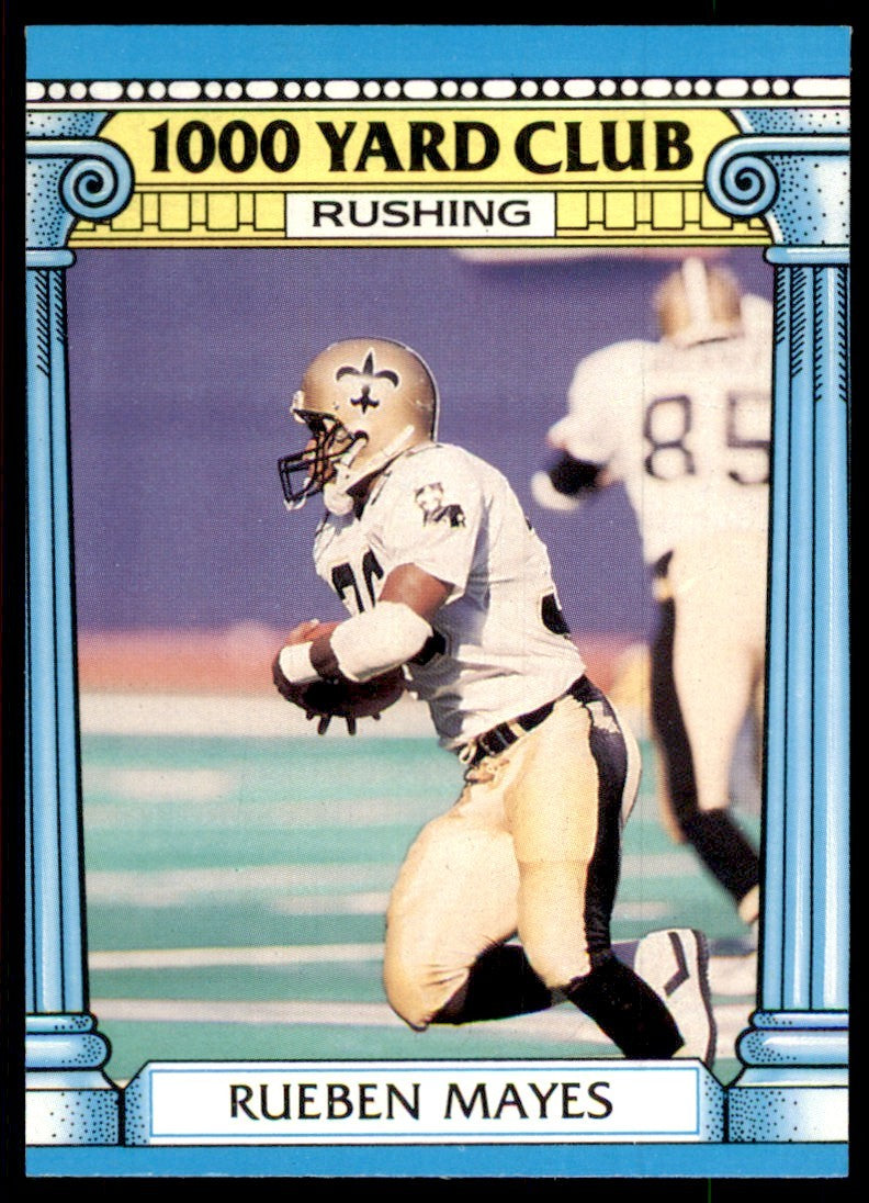 1987 Topps Rueben Mayes Football Cards #6