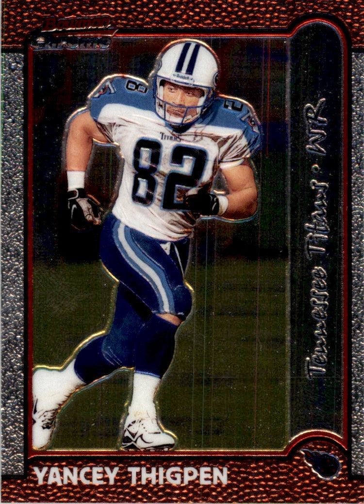 1999 Bowman Chrome Yancey Thigpen Football Cards #3