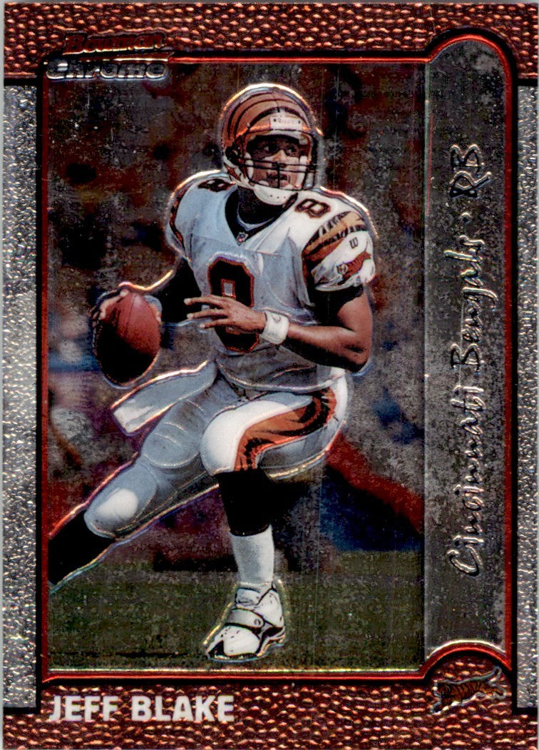 1999 Bowman Chrome Jeff Blake Football Cards #141