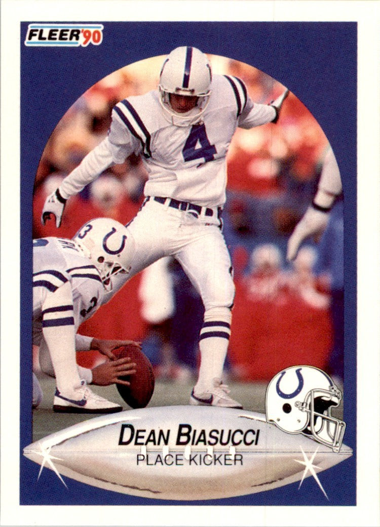 1990 Fleer Update Dean Biasucci Football Cards #U-2