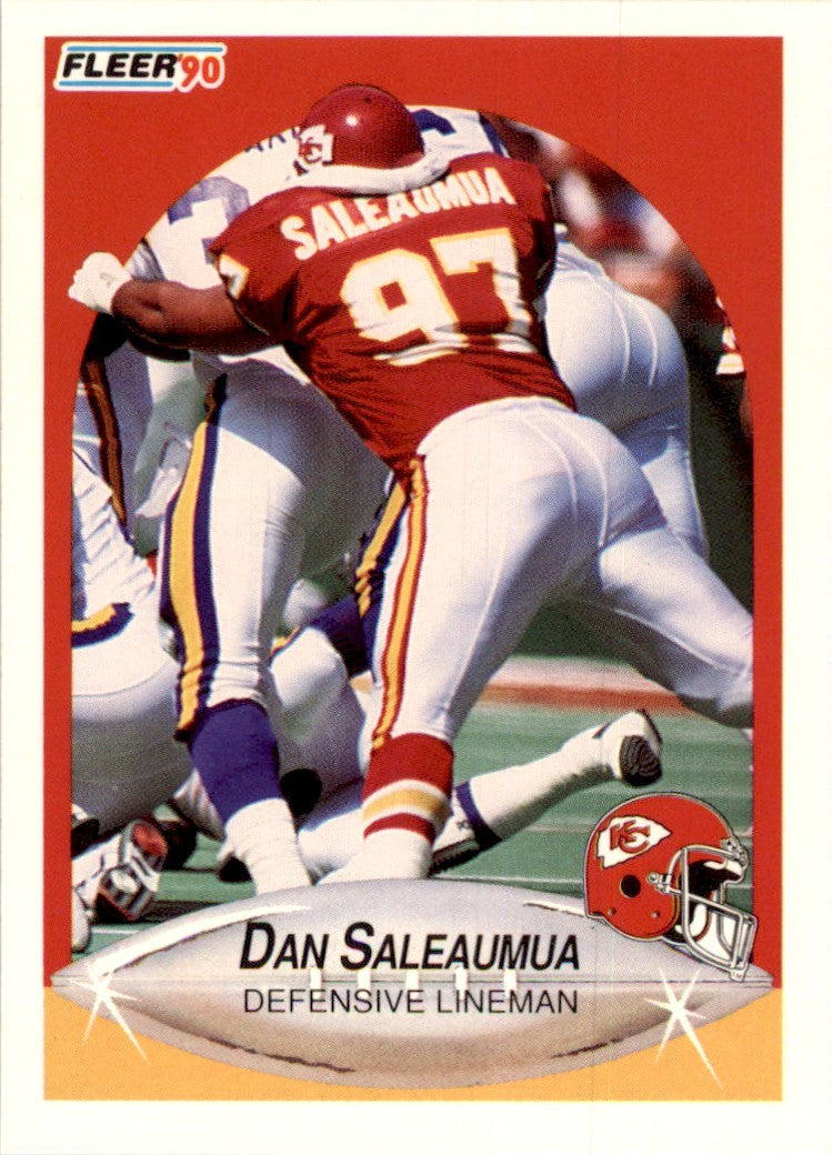 1990 Fleer Update Dan Saleaumua Football Cards #U-90