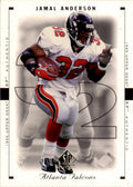 1999 Upper Deck SP Authentic Jamal Anderson (100) Football Cards #4
