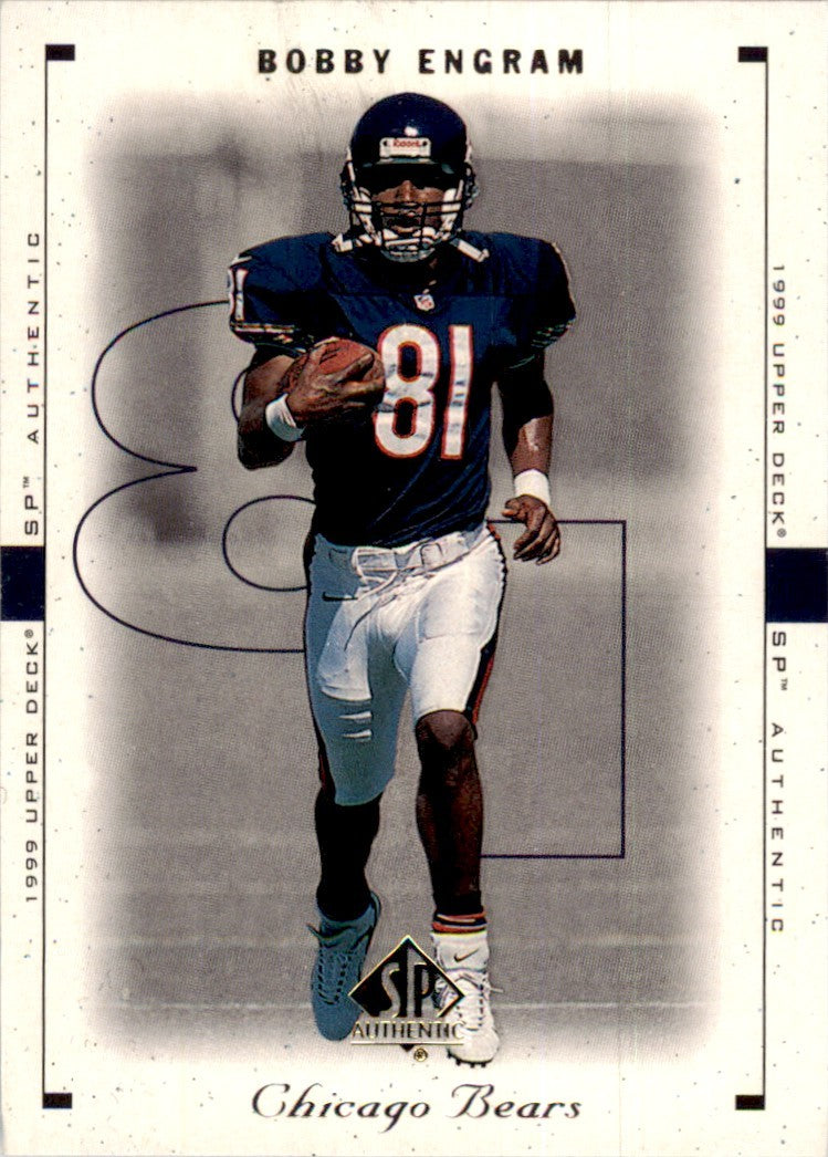 1999 Upper Deck SP Authentic Bobby Engram (100) Football Cards #16