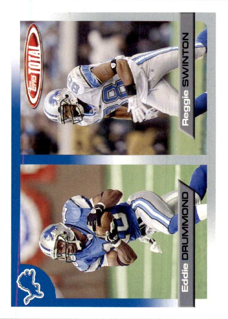 2005 Topps Total Eddie Drummond/Reggie Swinton Football Cards #134